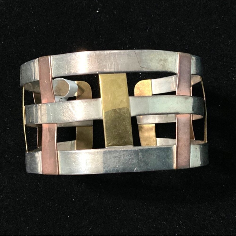 7” Cuff Bracelet Copper Brass Sterling Silver 925 RLM Studio China